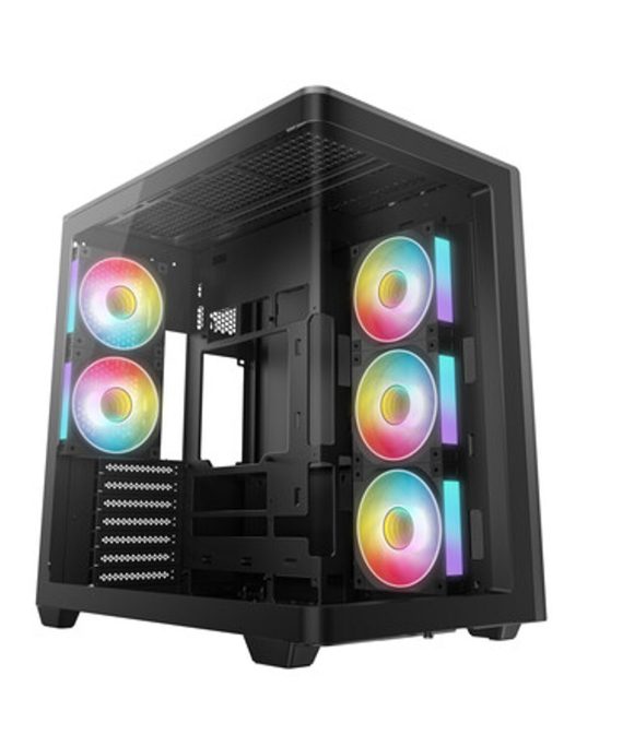 DeepCool CG590U 5F ATX ARGB Gaming Chassis - Black